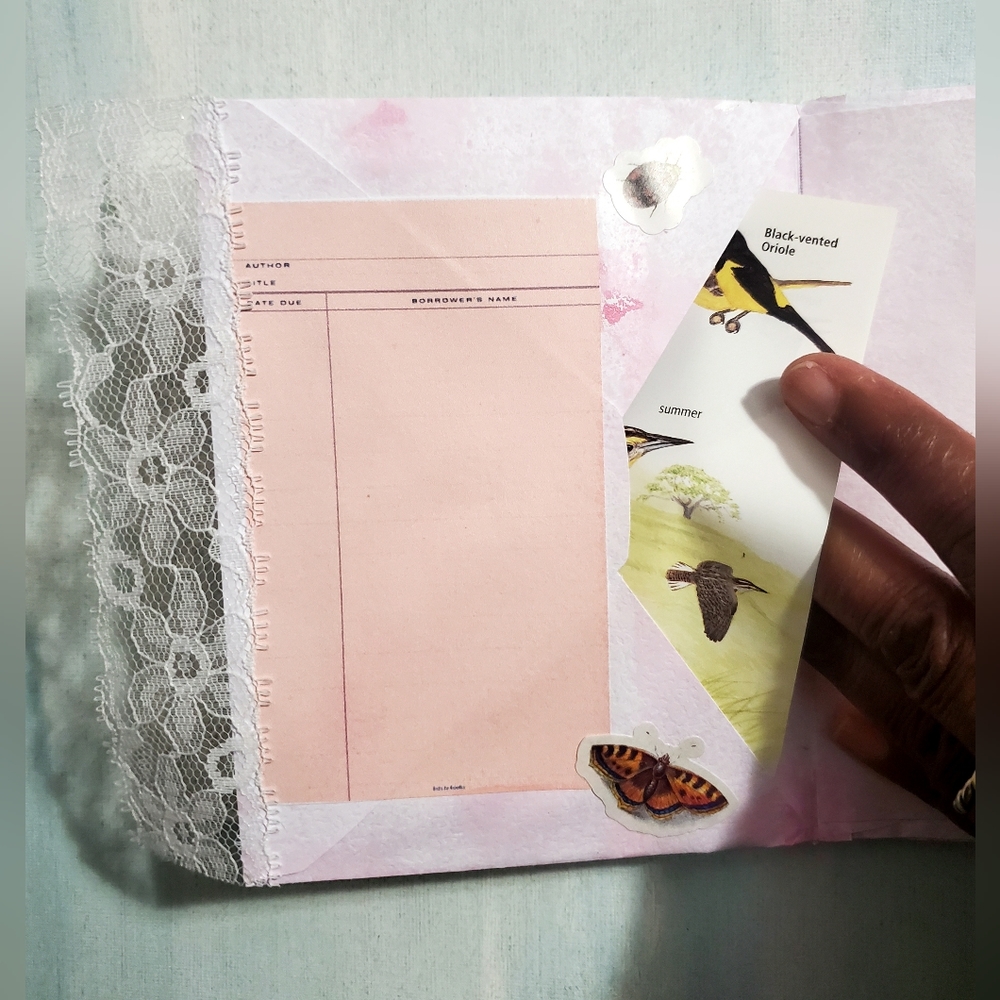 😀 HAND CRAFTED Envelope junk journal with note paper and ephemera - Picture 16 of 17